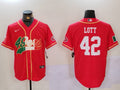 Men’s San Francisco 49ers Ronnie Lott #42 Scarlet Jersey