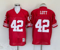 Men’s San Francisco 49ers Ronnie Lott Mitchell & Ness Scarlet Legacy Jersey
