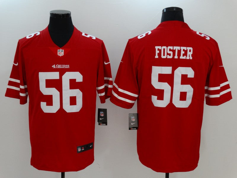 Men’s San Francisco 49ers Ruben Foster #56 Red Jersey