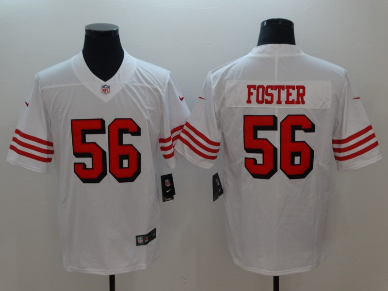 Men’s San Francisco 49ers Ruben Foster #56 White Jersey