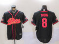 Men’s San Francisco 49ers Steve Young #8 Black Jersey