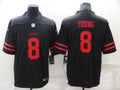 Men’s San Francisco 49ers Steve Young #8 Black Jersey