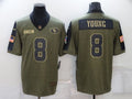 Men’s San Francisco 49ers Steve Young #8 Brown Jersey
