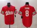 Men’s San Francisco 49ers Steve Young #8 Scarlet Jersey