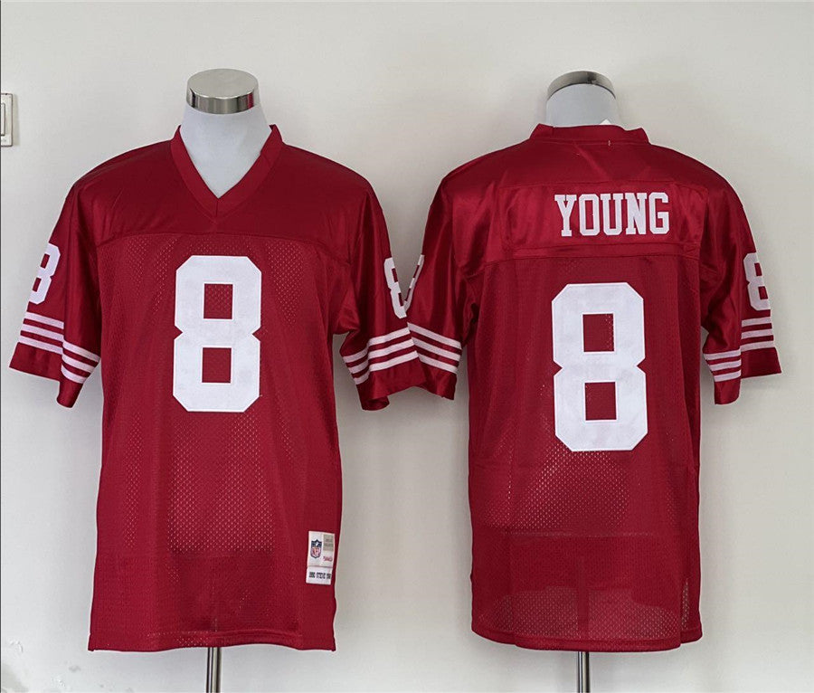 Men’s San Francisco 49ers Steve Young Mitchell & Ness Scarlet Legacy Jersey