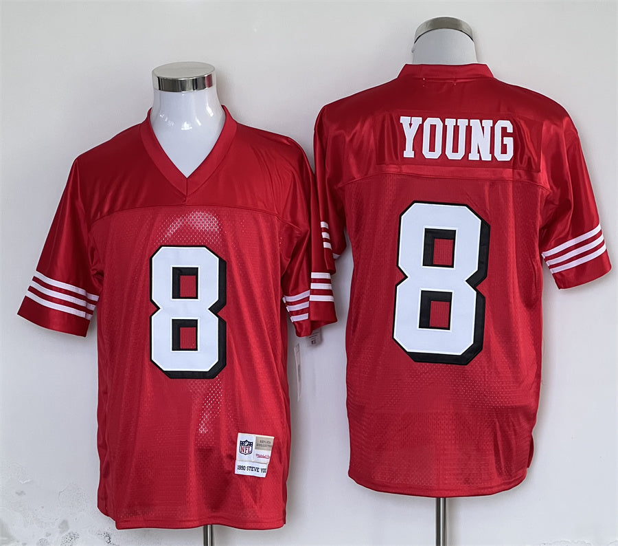Men’s San Francisco 49ers Steve Young Mitchell & Ness Scarlet Legacy Jersey