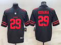 Men’s San Francisco 49ers Talanoa Hufanga #29 Black Jersey