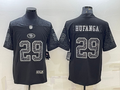 Men’s San Francisco 49ers Talanoa Hufanga #29 Black Retired RFLCTV Limited Jersey