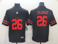 Men’s San Francisco 49ers Tevin Coleman #26 Black Jersey