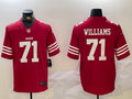 Men’s San Francisco 49ers Trent Williams #71 Scarlet Jersey