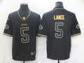 Men’s San Francisco 49ers Trey Lance #5 Black Jersey