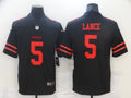 Men’s San Francisco 49ers Trey Lance #5 Black Jersey