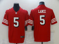 Men’s San Francisco 49ers Trey Lance #5 Red Vapor Limited Jersey