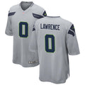 Men’s Seattle Seahawks #0 DeMarcus Lawrence Nike Gray Alternate Vapor F.U.S.E. Limited Jersey