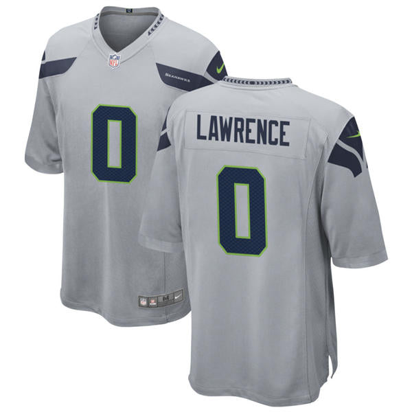 Men’s Seattle Seahawks #0 DeMarcus Lawrence Nike Gray Alternate Vapor F.U.S.E. Limited Jersey