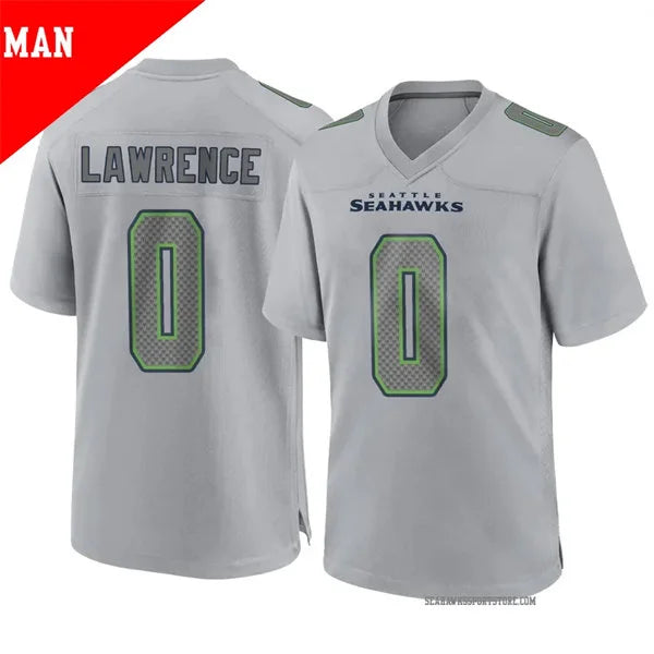 Men’s Seattle Seahawks #0 DeMarcus Lawrence Nike Gray Atmosphere Fashion Game Jersey