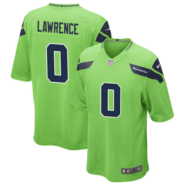 Men’s Seattle Seahawks #0 DeMarcus Lawrence Nike Neon Green Alternate Vapor F.U.S.E. Limited Jersey