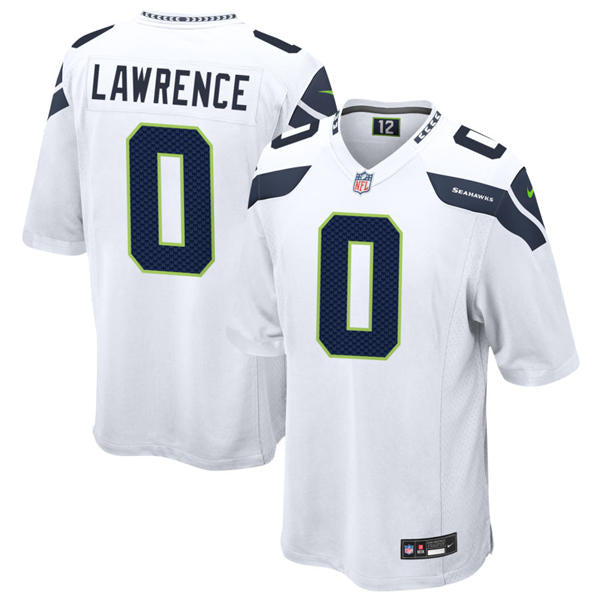 Men’s Seattle Seahawks #0 DeMarcus Lawrence Nike White Vapor F.U.S.E. Limited Jersey