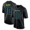 Men’s Seattle Seahawks #10 Cooper Kupp Nike Black Carbon Fashion Game Jersey