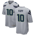 Men’s Seattle Seahawks #10 Cooper Kupp Nike Gray Alternate Vapor F.U.S.E. Limited Jersey