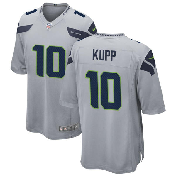 Men’s Seattle Seahawks #10 Cooper Kupp Nike Gray Alternate Vapor F.U.S.E. Limited Jersey