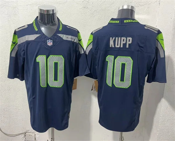 Men’s Seattle Seahawks #10 Cooper Kupp Nike Navy Team Color Vapor F.U.S.E. Limited Jersey