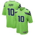 Men’s Seattle Seahawks #10 Cooper Kupp Nike Neon Green Alternate Vapor F.U.S.E. Limited Jersey