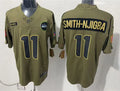 Men’s Seattle Seahawks #11 Jaxon Smith-Njigba Nike 2025 Salute to Service Limited Jersey – Olive