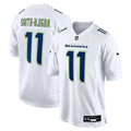 Mens Seattle Seahawks #11 Jaxon Smith-Njigba Nike White Tundra Fashion Game Jersey