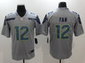 Men’s Seattle Seahawks 12th Fan Gray Team Jersey