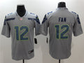 Men’s Seattle Seahawks 12th Fan Nike Gray Alternate Vapor Limited Jersey