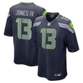 Men’s Seattle Seahawks #13 Ernest Jones IV Nike Navy Team Color Vapor Limited Jersey