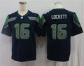 Men’s Seattle Seahawks #16 Tyler Lockett Nike College Navy Team Color Vapor Limited Jersey