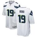 Men’s Seattle Seahawks #19 Jake Bobo Nike White Vapor Limited Jersey