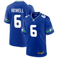 Men’s Seattle Seahawks #2 Sam Howell Royal Throwback F.U.S.E. Limited Jersey
