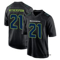 Men’s Seattle Seahawks #21 Devon Witherspoon Nike Black Carbon Fashion Game Jersey