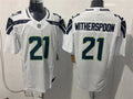 Men’s Seattle Seahawks #21 Devon Witherspoon Nike White Vapor Vapor F.U.S.E. Limited Jersey