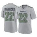 Men’s Seattle Seahawks #22 Rashid Shaheed Nike Gray Atmosphere Fashion Game Jersey