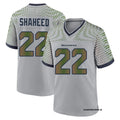 Men’s Seattle Seahawks #22 Rashid Shaheed Wolf Gray Soundwaves Rivalries Collection Vapor F.U.S.E. Limited Jersey