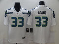 Men’s Seattle Seahawks #33 Jamal Adams Nike White Vapor Limited Jersey