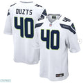 Men’s Seattle Seahawks #40 Robbie Ouzts Nike White Vapor F.U.S.E. Limited Jersey