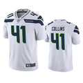 Mens Seattle Seahawks #41 Alex Collins Nike White Vapor Limited Jersey
