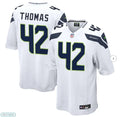 Men’s Seattle Seahawks #42 Drake Thomas Nike White Vapor F.U.S.E. Limited Jersey