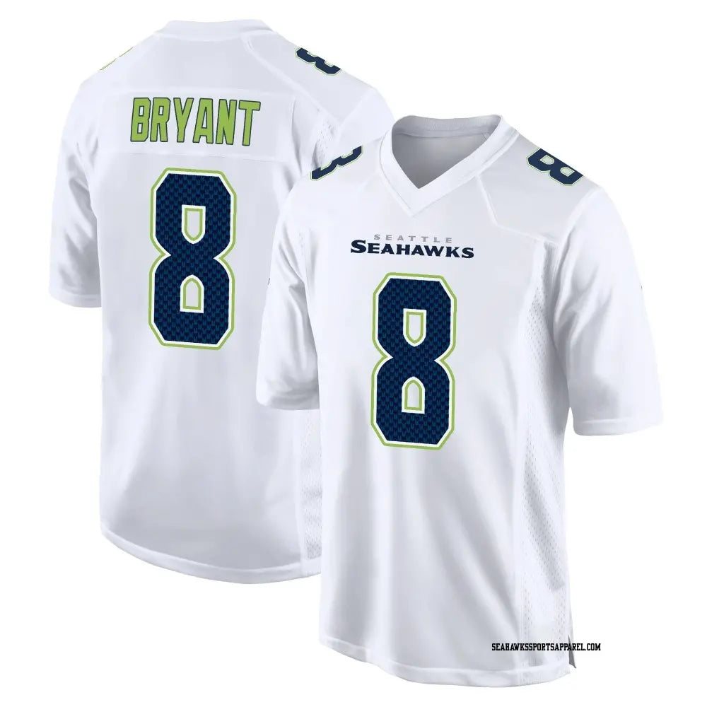 Men’s Seattle Seahawks #8 Coby Bryant Nike White Tundra Fashion Game Jersey
