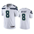 Men’s Seattle Seahawks #8 Coby Bryant Nike White Vapor Limited Jersey