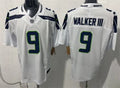 Mens Seattle Seahawks #9 Kenneth Walker III Nike White Away Vapor F.U.S.E. Limited Jersey