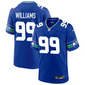 Men’s Seattle Seahawks #99 Leonard Williams Royal Throwback F.U.S.E. Limited Jersey