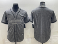Men’s Seattle Seahawks Gray Blank Jersey