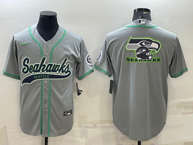 Men’s Seattle Seahawks Gray Jersey
