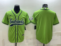 Men’s Seattle Seahawks Green Blank Jersey